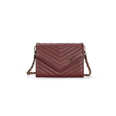 Bolsa Carteira Pequena Floater Marrom Alça Transversal