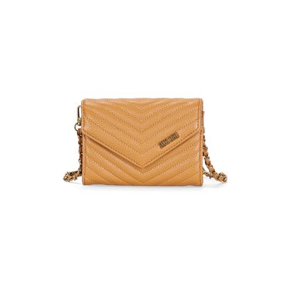 Bolsa Carteira Pequena Matelassê Amarelo Mostarda Alça Transversal