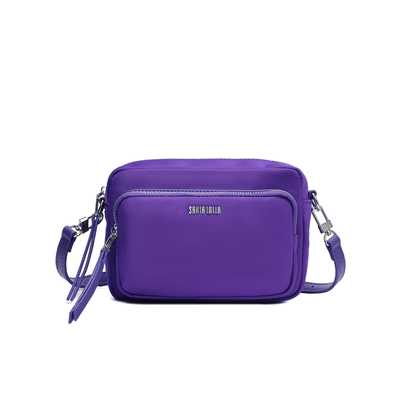 Bolsa Nylon Roxa Alça Transversal