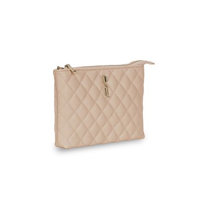 Bolsa Pequena Floater Bege Alça Transversal