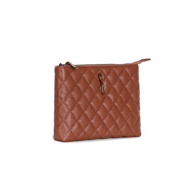 Bolsa Pequena Floater Marrom Alça Transversal