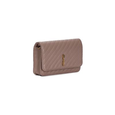 Bolsa Pequena Soft Cinza Alça Transversal