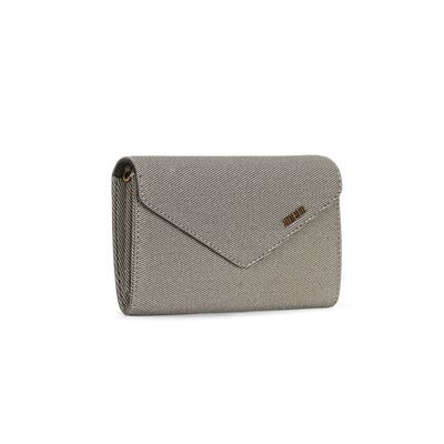 Bolsa Envelope Canvas Verde Alça Transversal