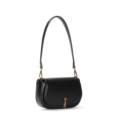 Bolsa Baguete Preto Alça De Ombro