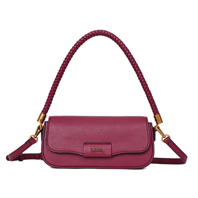 Bolsa Pequena Floater Vermelho Merlot Alça De Ombro