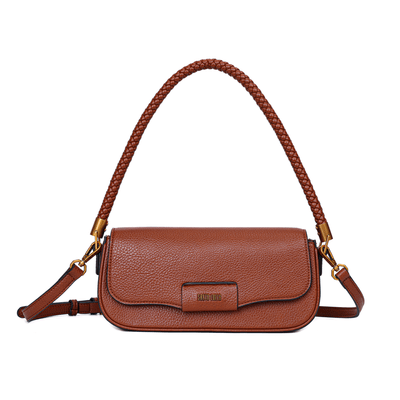 Bolsa Pequena Floater Marrom Alça De Ombro