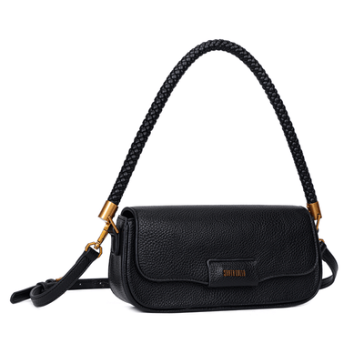 Bolsa Pequena Floater Preta Alça De Ombro