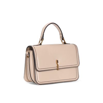 Bolsa Pequena Soft Bege Alça Transversal