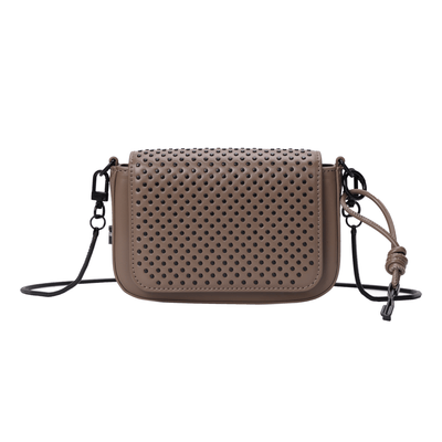Bolsa Soft Cinza Alça Transversal