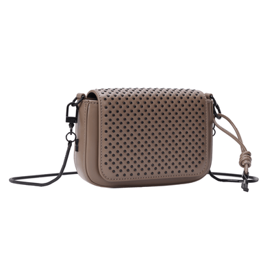 Bolsa Soft Cinza Alça Transversal