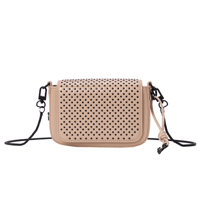 Bolsa Pequena Soft Bege Alça Transversal