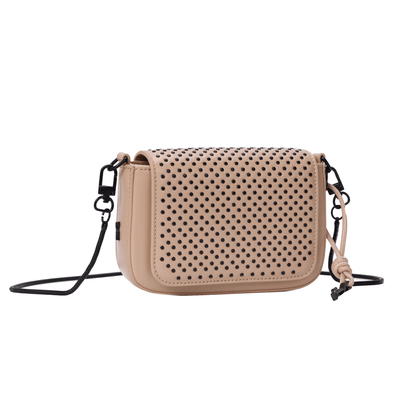 Bolsa Pequena Soft Bege Alça Transversal
