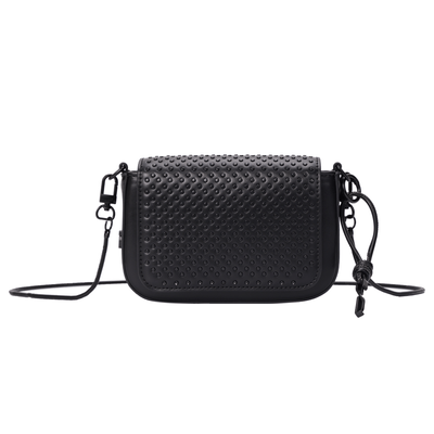 Bolsa Pequena Soft Preta Alça Transversal