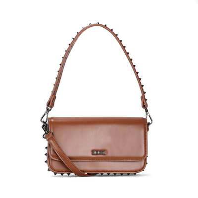 Bolsa Pequena Soft Marrom Safari Alça De Ombro