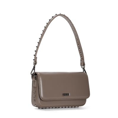 Bolsa Pequena Soft Cinza Alça De Ombro