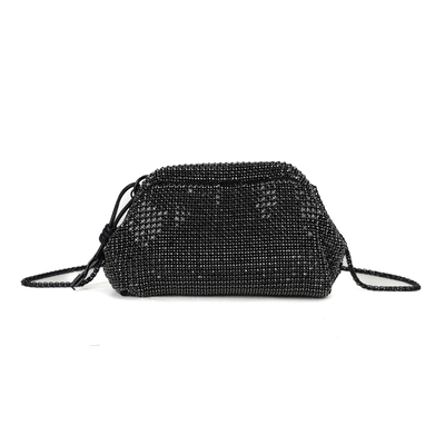 Bolsa Cristal Preta Alça Transversal