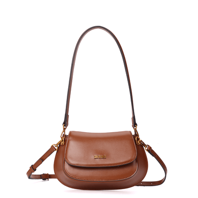 Bolsa Soft Marrom Alça De Ombro