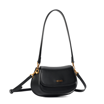 Bolsa Soft Preta Alça De Ombro