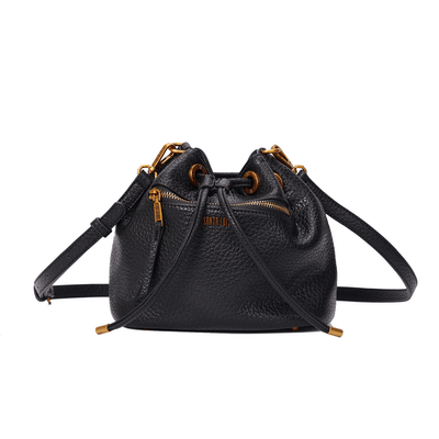 Bolsa Bucket Floater Preta Alça Transversal