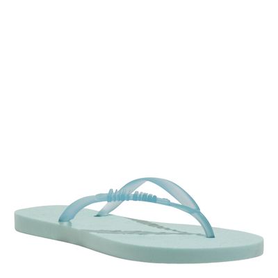 Chinelo Flip Flop Borracha Azul Cloud Bico Redondo