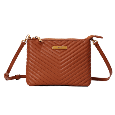 Bolsa Clutch Soft Caramelo Alça Transversal