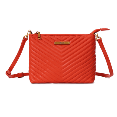 Bolsa Clutch Soft Laranja Caju Alça Transversal