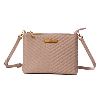 Bolsa Clutch Soft Bege Alça Transversal