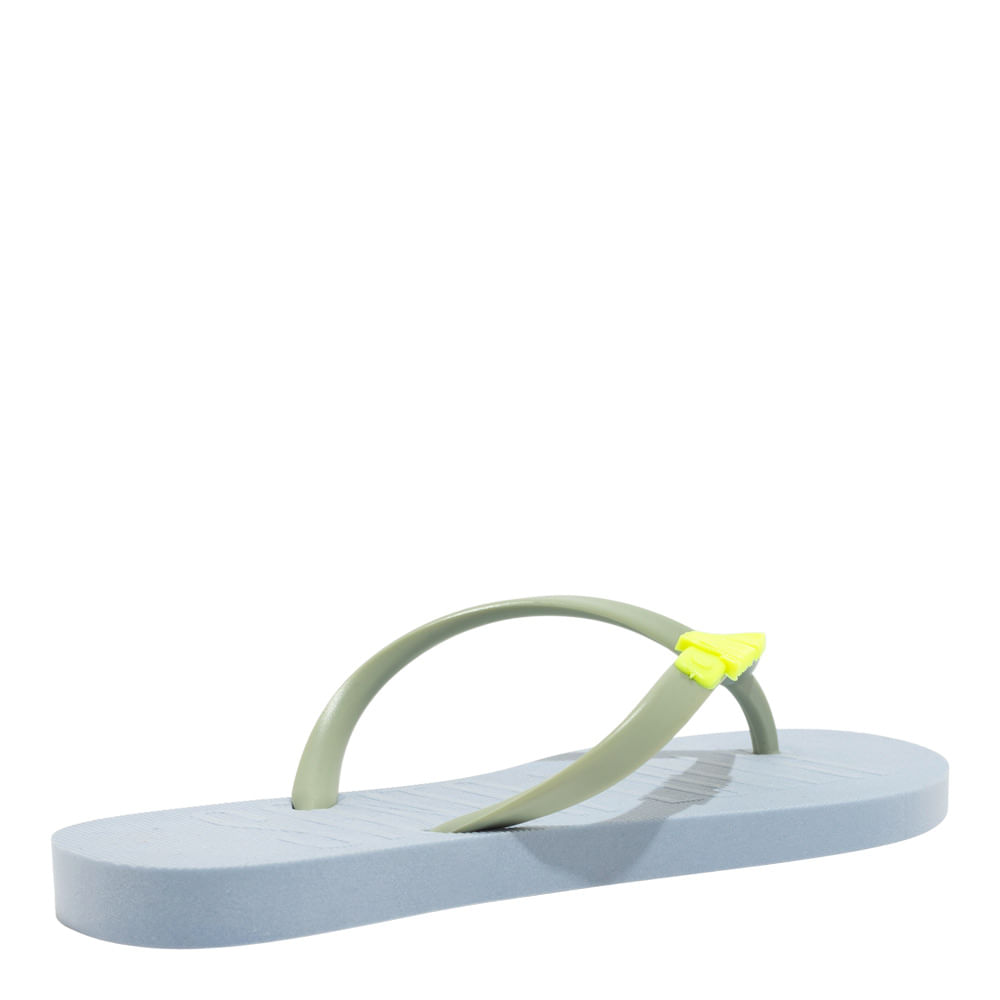 Chinelo Flip Flop Injetado Borracha Azul E Verde - Santa Lolla