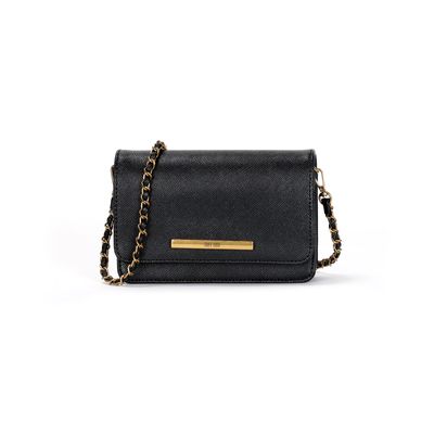 Bolsa Pequena Risco Preto Alça Transversal