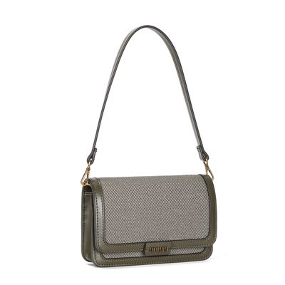Bolsa Pequena Canvas Verde Forest Alça De Ombro