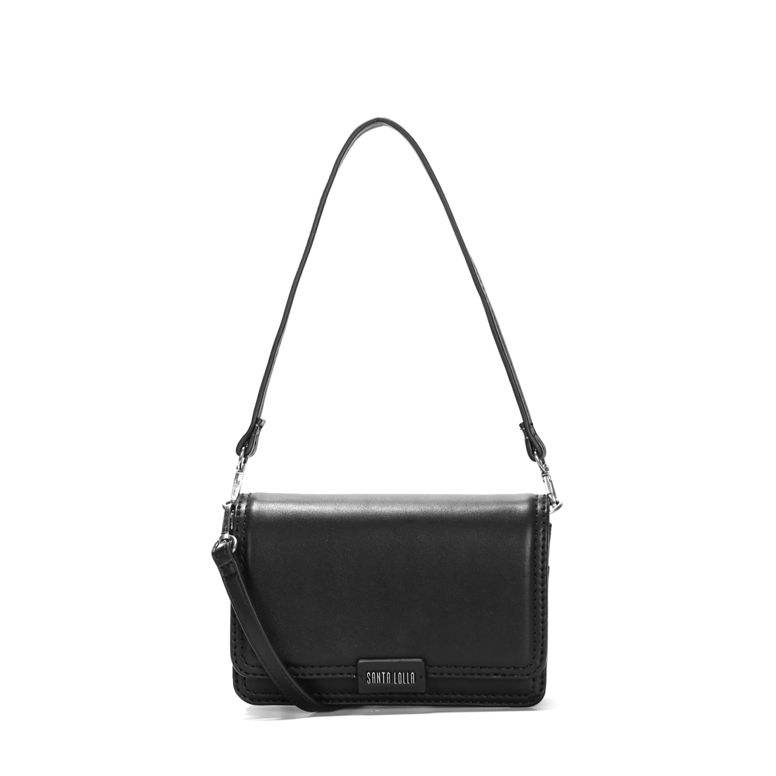 Bolsa Pequena Soft Marrom Safari Alça De Ombro - Santa Lolla