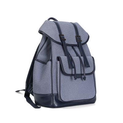 Mochila Canvas Azul Claro