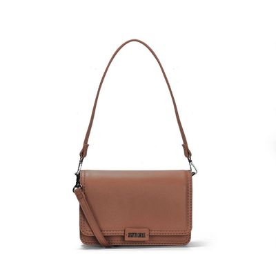 Bolsa Pequena Soft Marrom Safari Alça De Ombro