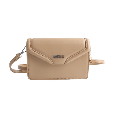 Bolsa Envelope Soft Bege Alça Transversal