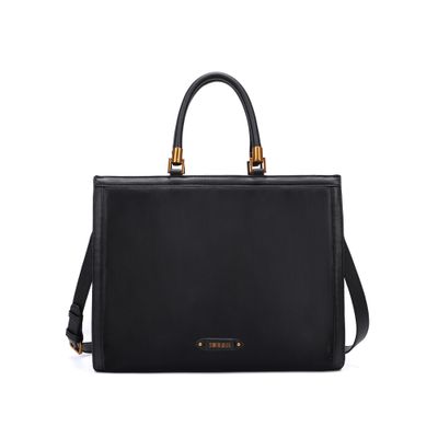 Bolsa Tote Soft Preta Duas Alças