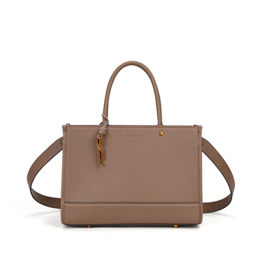 Bolsa Tote Risco Marrom Duas Alças