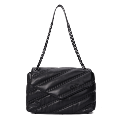 Bolsa Envelope Soft Preta Alça De Ombro