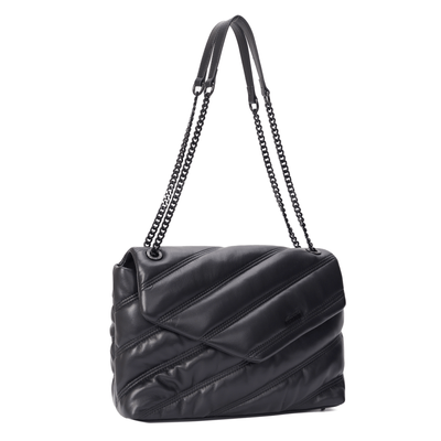 Bolsa Envelope Soft Preta Alça De Ombro