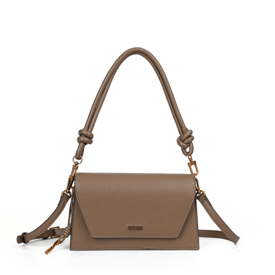Bolsa Média Floater Cinza Duas Alças