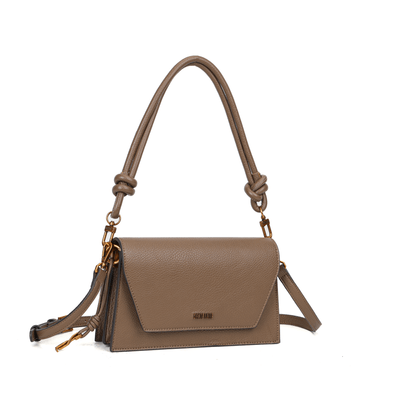 Bolsa Média Floater Cinza Duas Alças