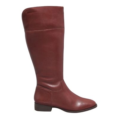 Bota Couro Nobre Cano Longo Marrom