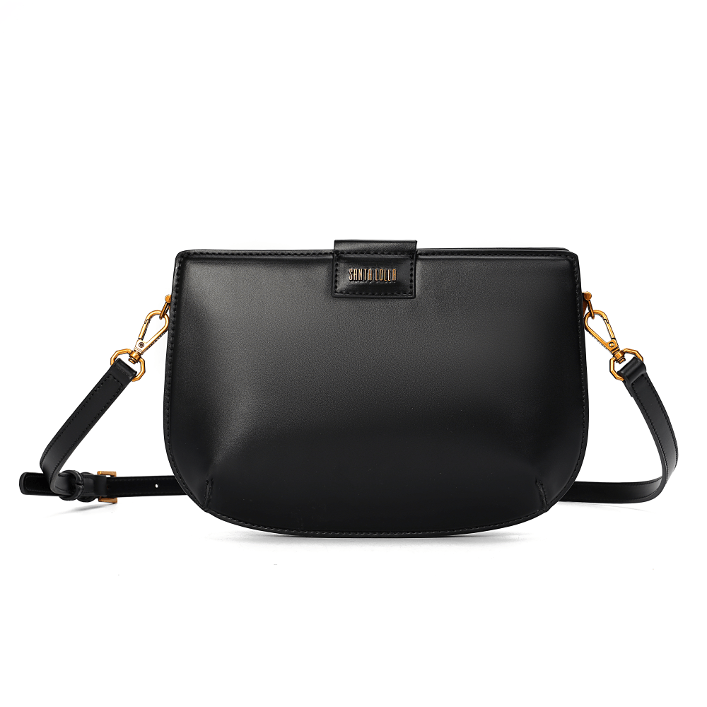 Bolsa Média Soft Marrom Alça Transversal - Santa Lolla