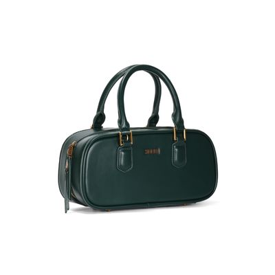 Bolsa Média Soft Azul Pavão Duas Alças