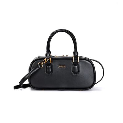 Bolsa Média Soft Preta Duas Alças