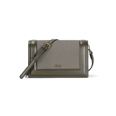 Bolsa Pequena Canvas Verde Forest Alça Transversal