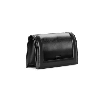 Bolsa Pequena Soft Preta Alça Transversal