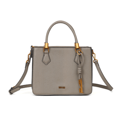 Bolsa Tote Risco Cinza Duas Alças