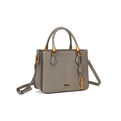 Bolsa Tote Risco Cinza Duas Alças