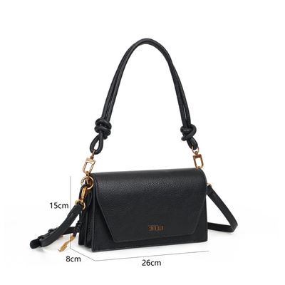 Bolsa Média Floater Preta Duas Alças