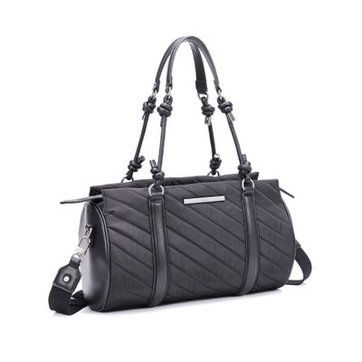 Bolsa Soft Cinza Duas Alças